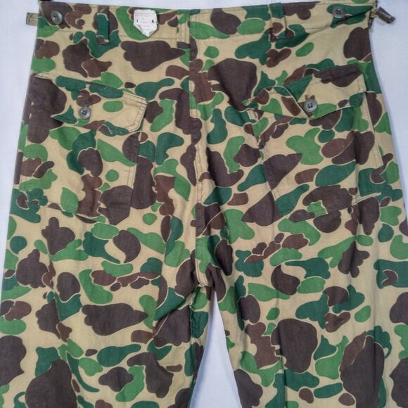 Vintage Ranger Hunting Outfit Duck Camo Pants And Shirt Men L Camouflage Hunt - Picture 12 of 16